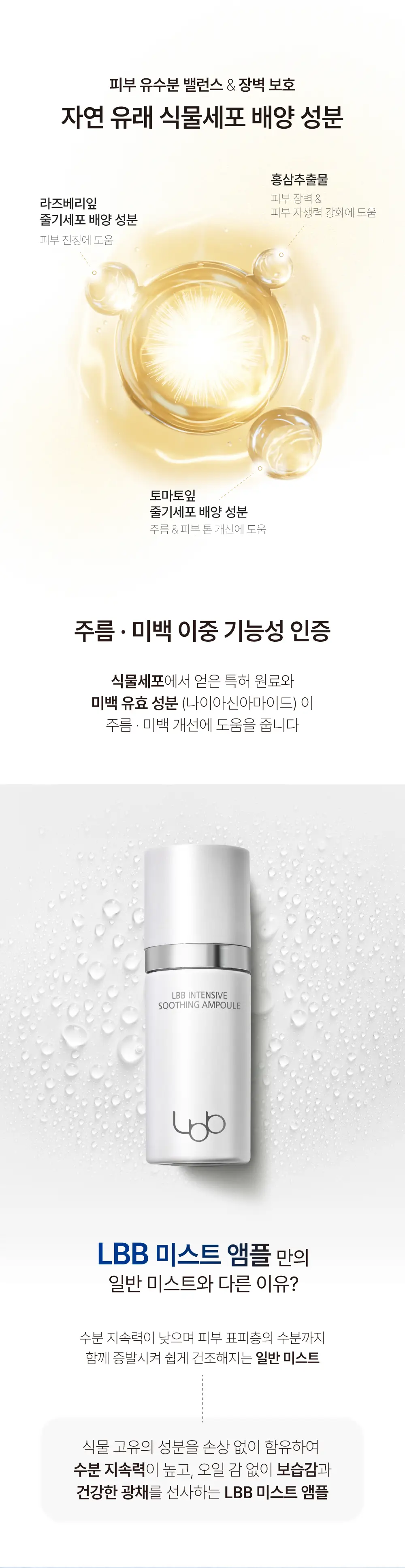 [미스트 앰플]LBB 인텐시브 수딩 앰플 60ml 상세페이지 6